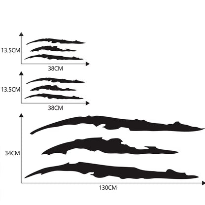 adesivo per esterno auto "artiglio fantasma"