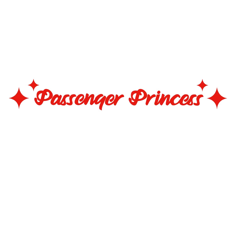 adesivo per auto "Passenger Princess"