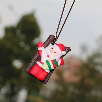 Accessorio per specchietto retrovisore "babbo natale"