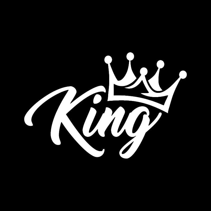 adesivo esterno per auto "KING CROWN"