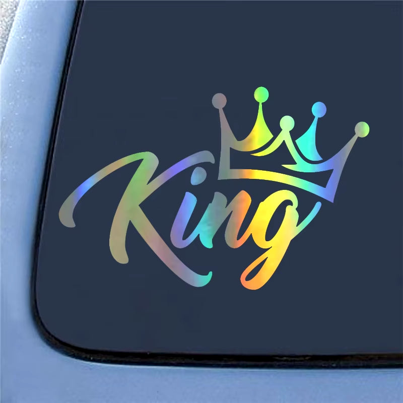 adesivo esterno per auto "KING CROWN"