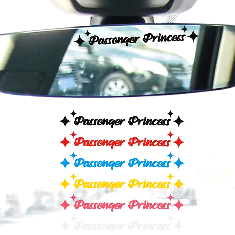 adesivo per auto "Passenger Princess"