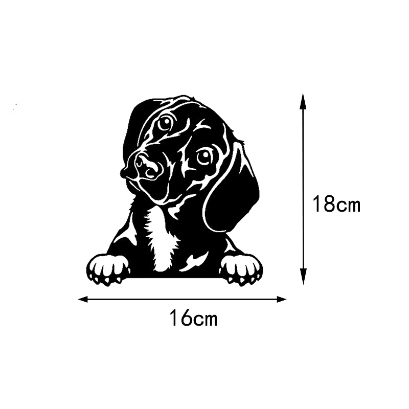 adesivo per esterno auto "cani di diverse razze"