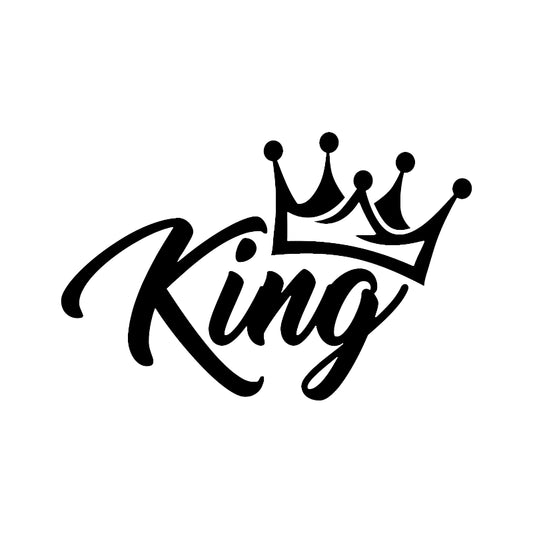 adesivo esterno per auto "KING CROWN"